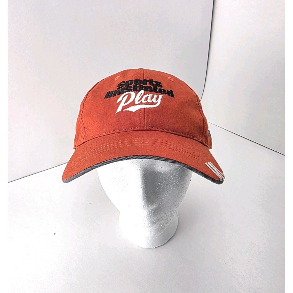 NWOT Adidas Sports Illustrated Play Cap Hat Orange Red One Size Olympics